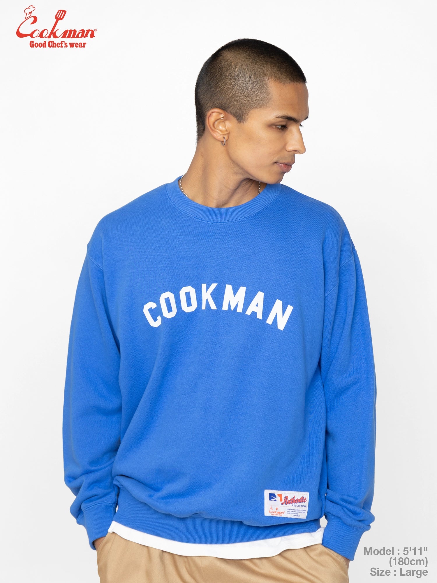 Sweat shirts - Arch Logo : Blue