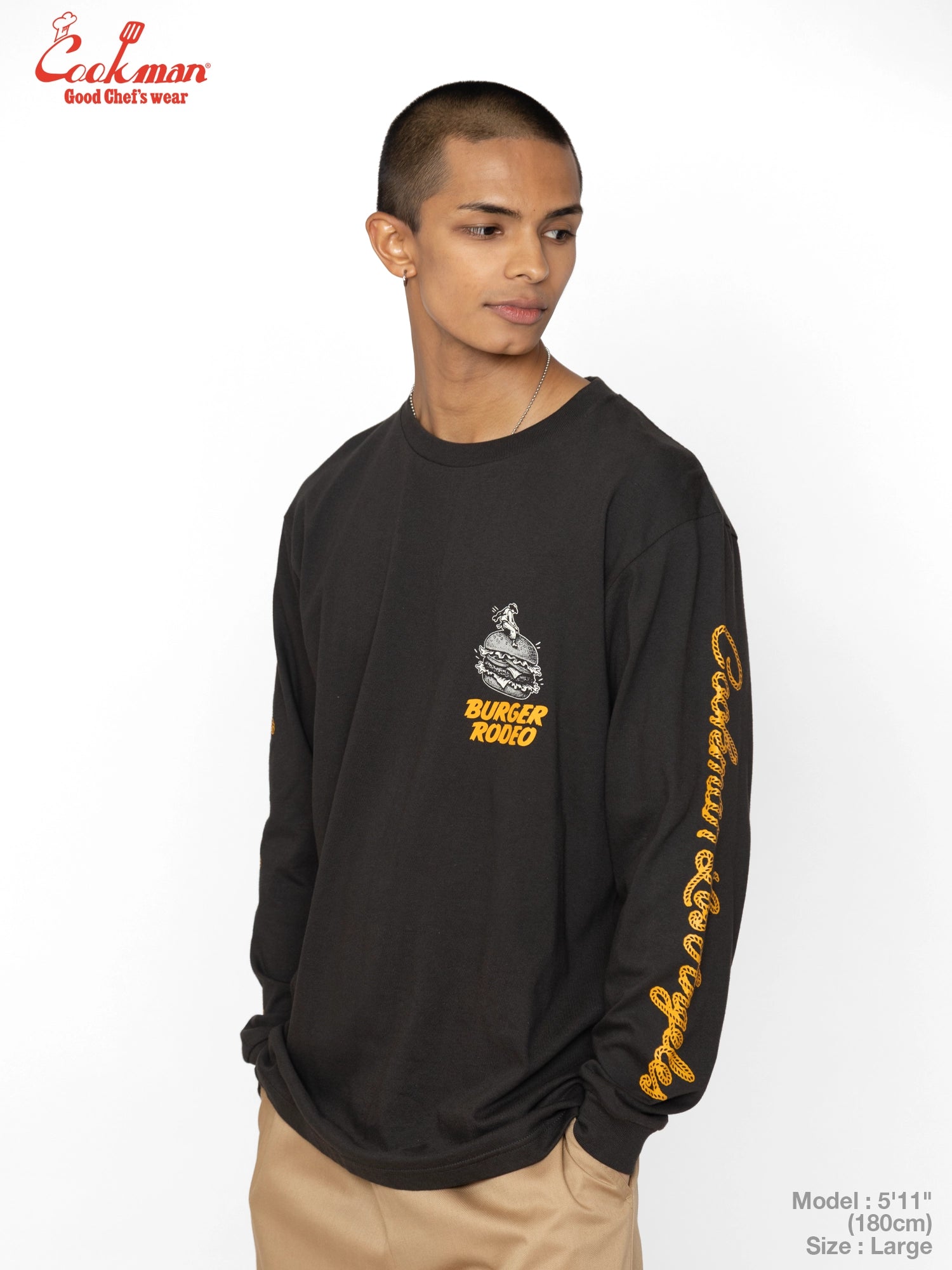 Long Sleeve Tees - Rodeo : Charcoal