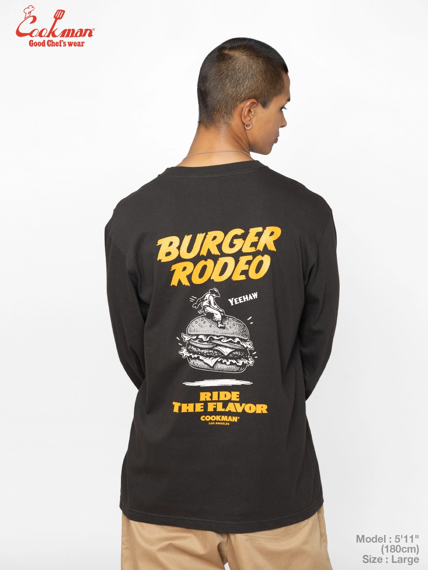 Long Sleeve Tees - Rodeo : Charcoal