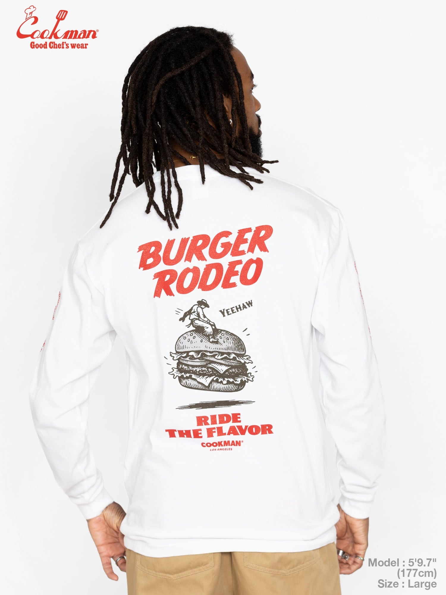 Long Sleeve Tees - Rodeo : White