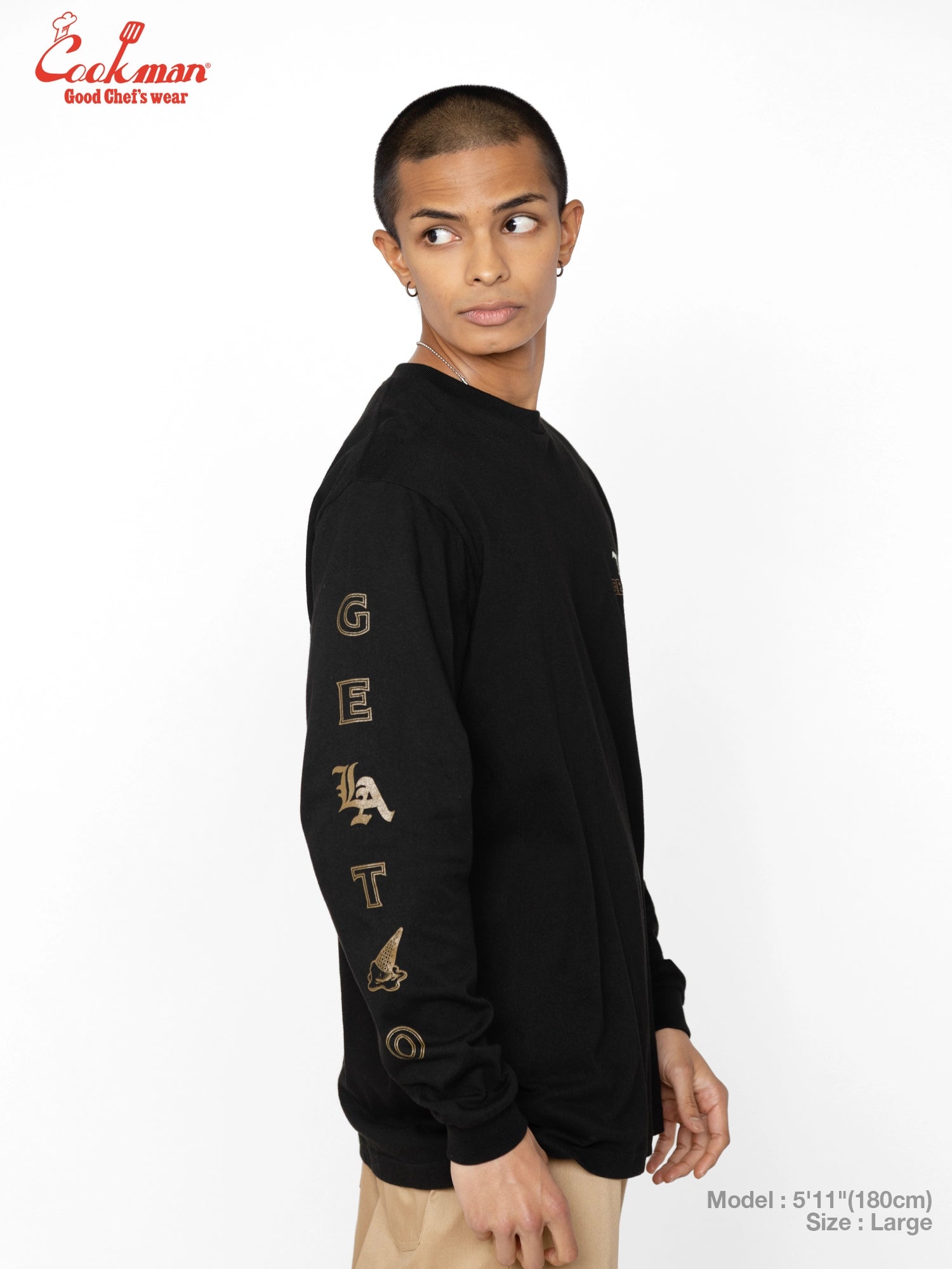 Long Sleeve Tees - Gelato : Black