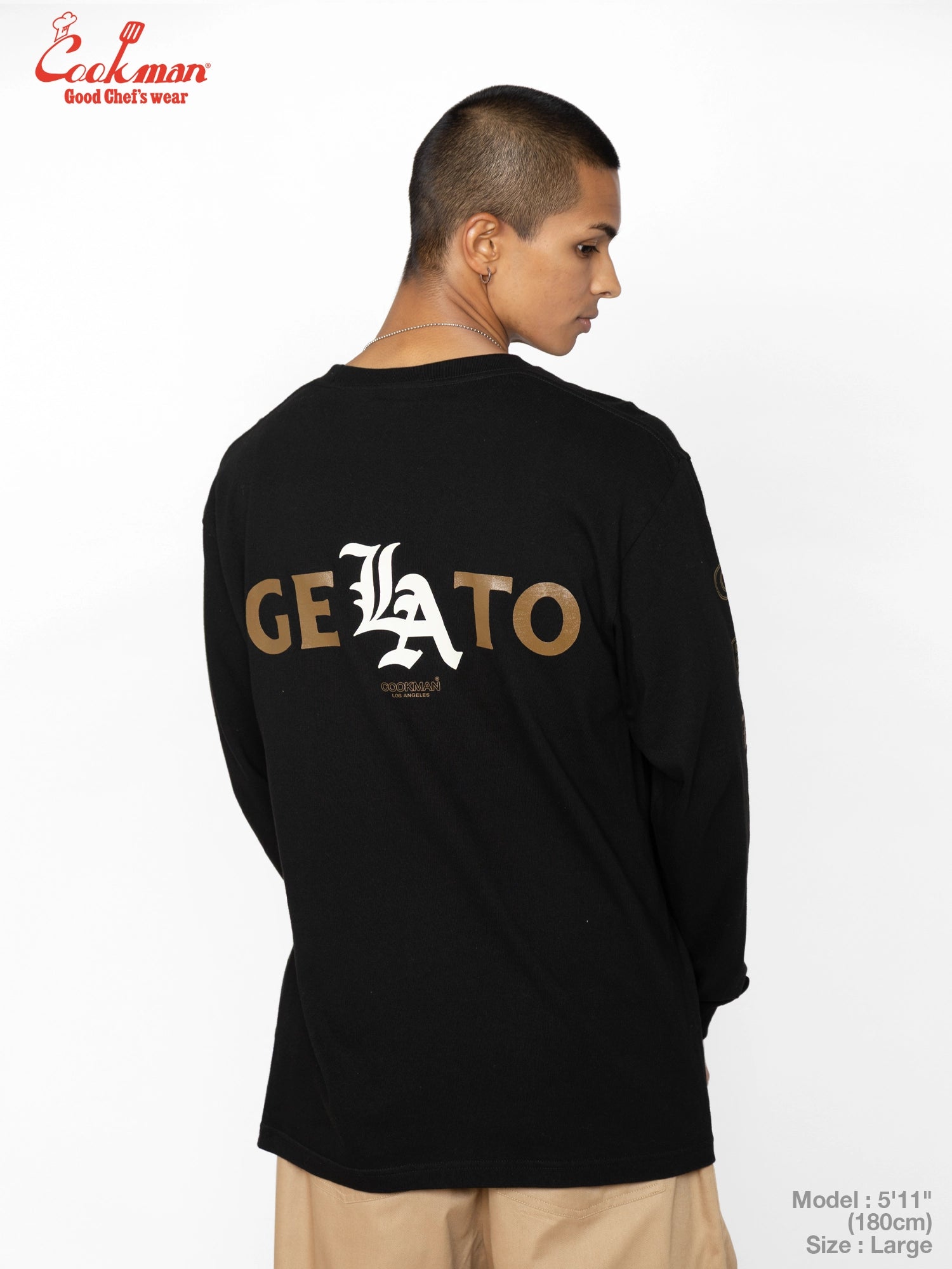 Long Sleeve Tees - Gelato : Black