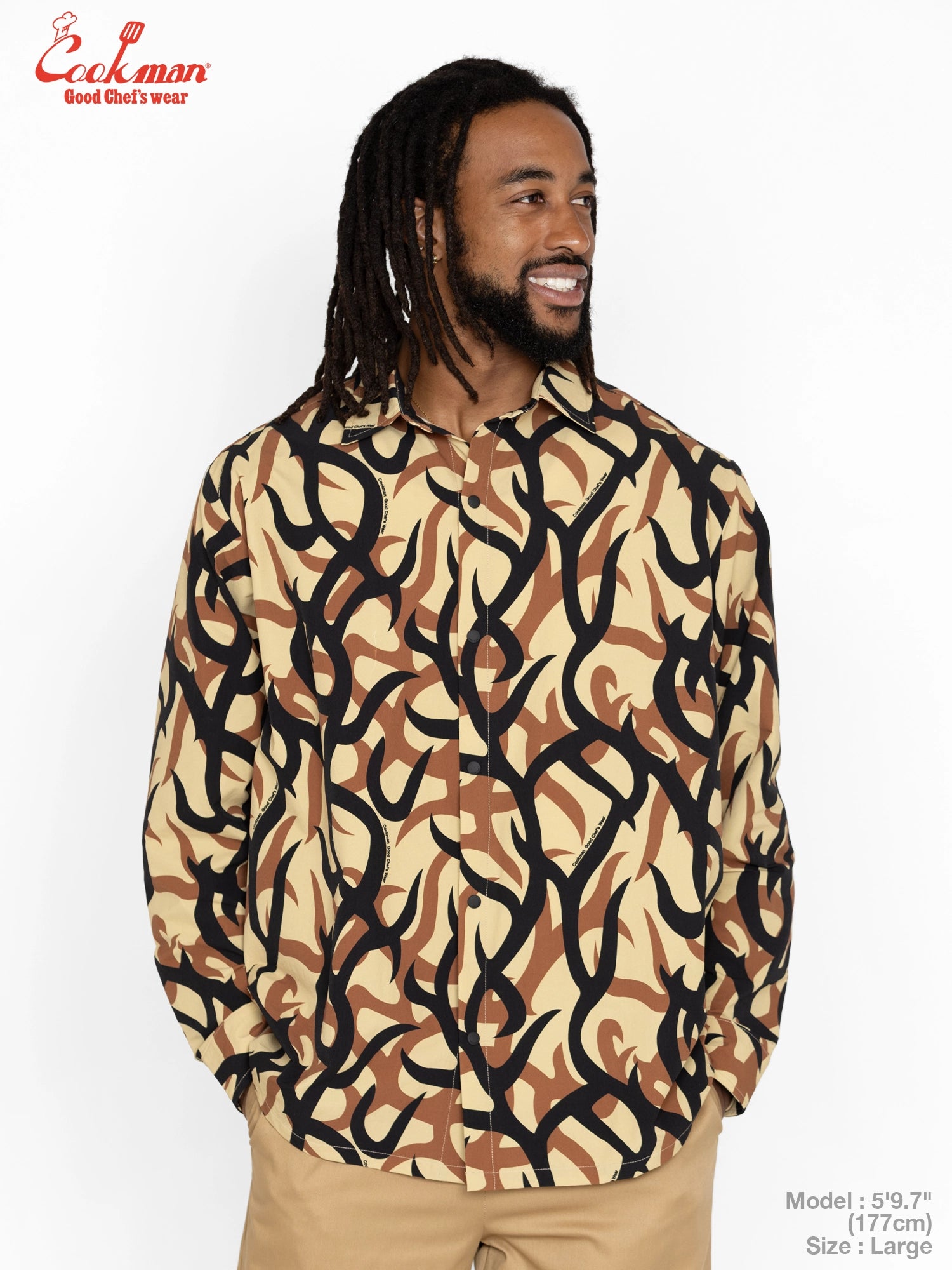 Work Shirts Long Sleeve - Tribal Camo : Beige