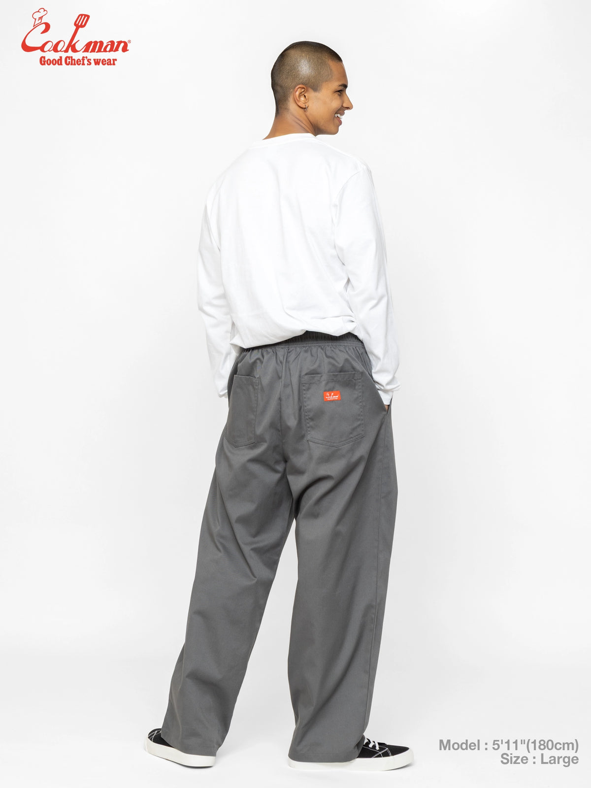 Chef Pants High-Wide - Charcoal Gray