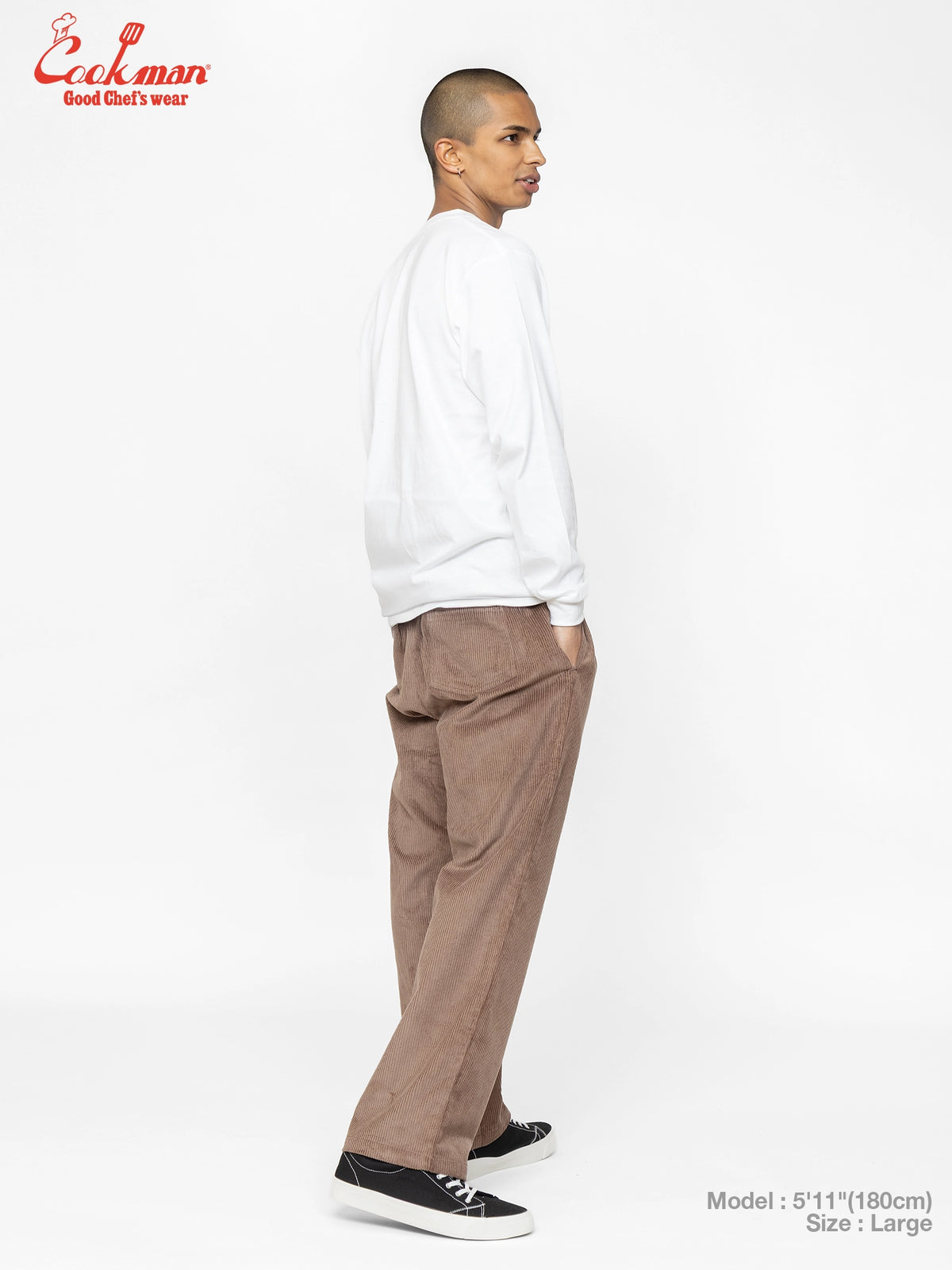 Chef Pants Semiwide - Corduroy : Cocoa