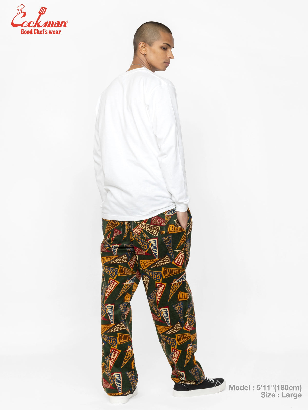 Chef Pants Semiwide - Corduroy : Pennant Green
