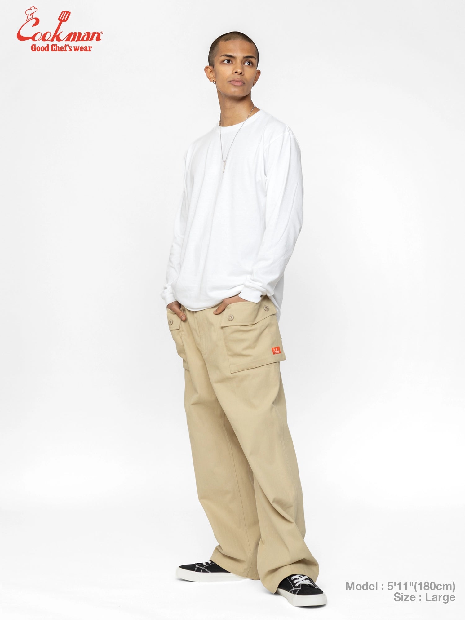 Monkey Pants - Herringbone : Beige