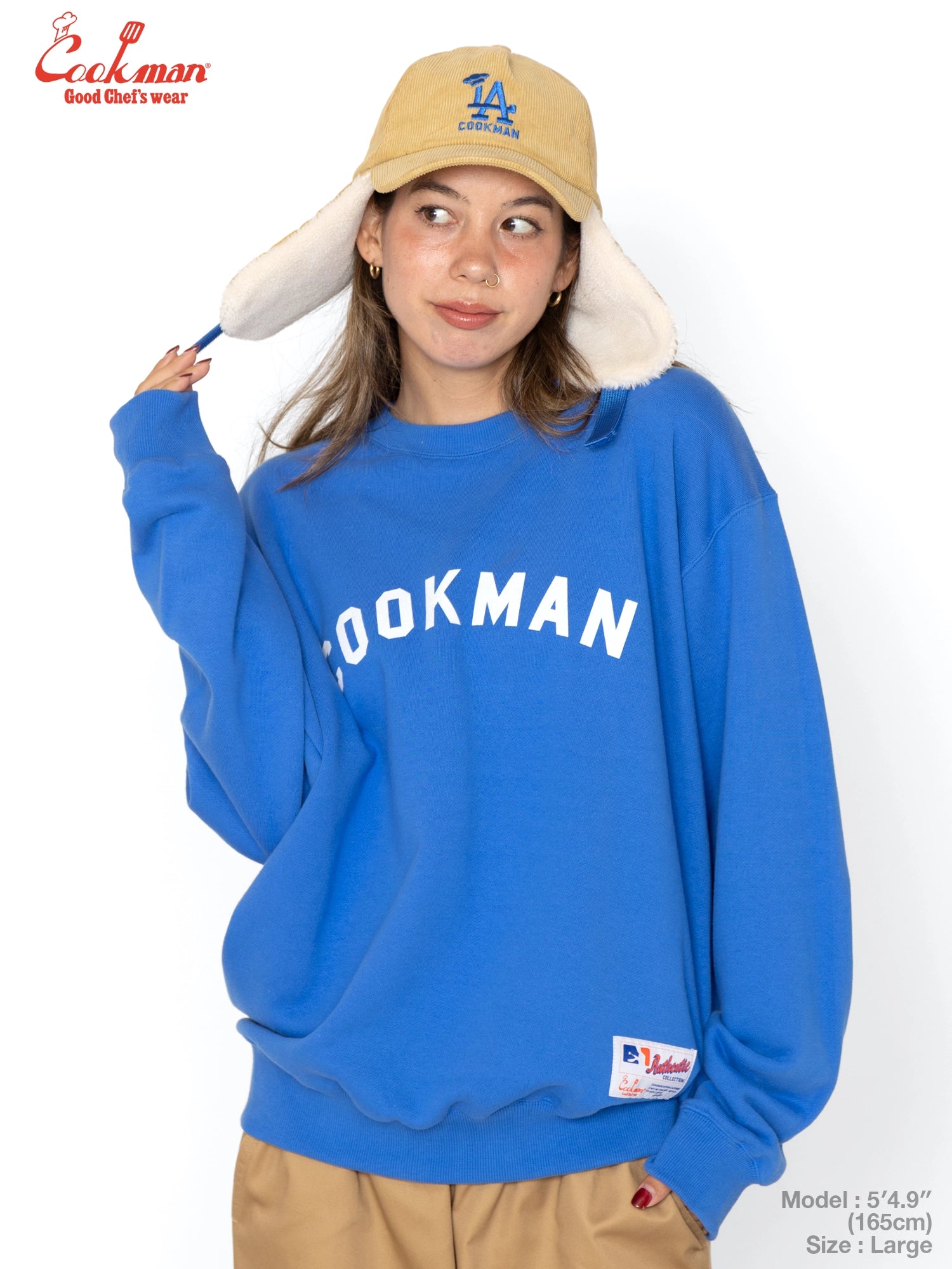 Sweat shirts - Arch Logo : Blue
