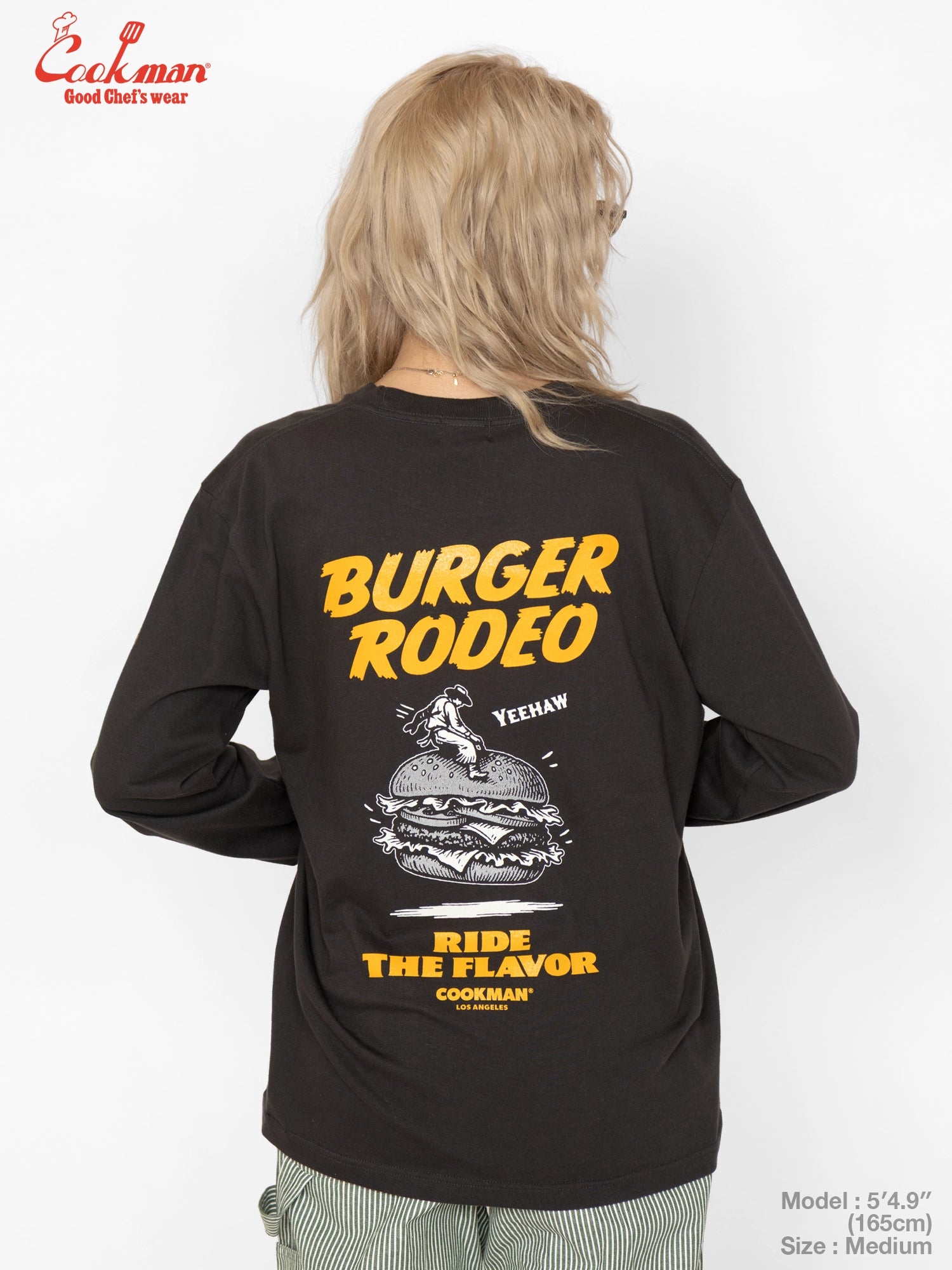 Long Sleeve Tees - Rodeo : Charcoal