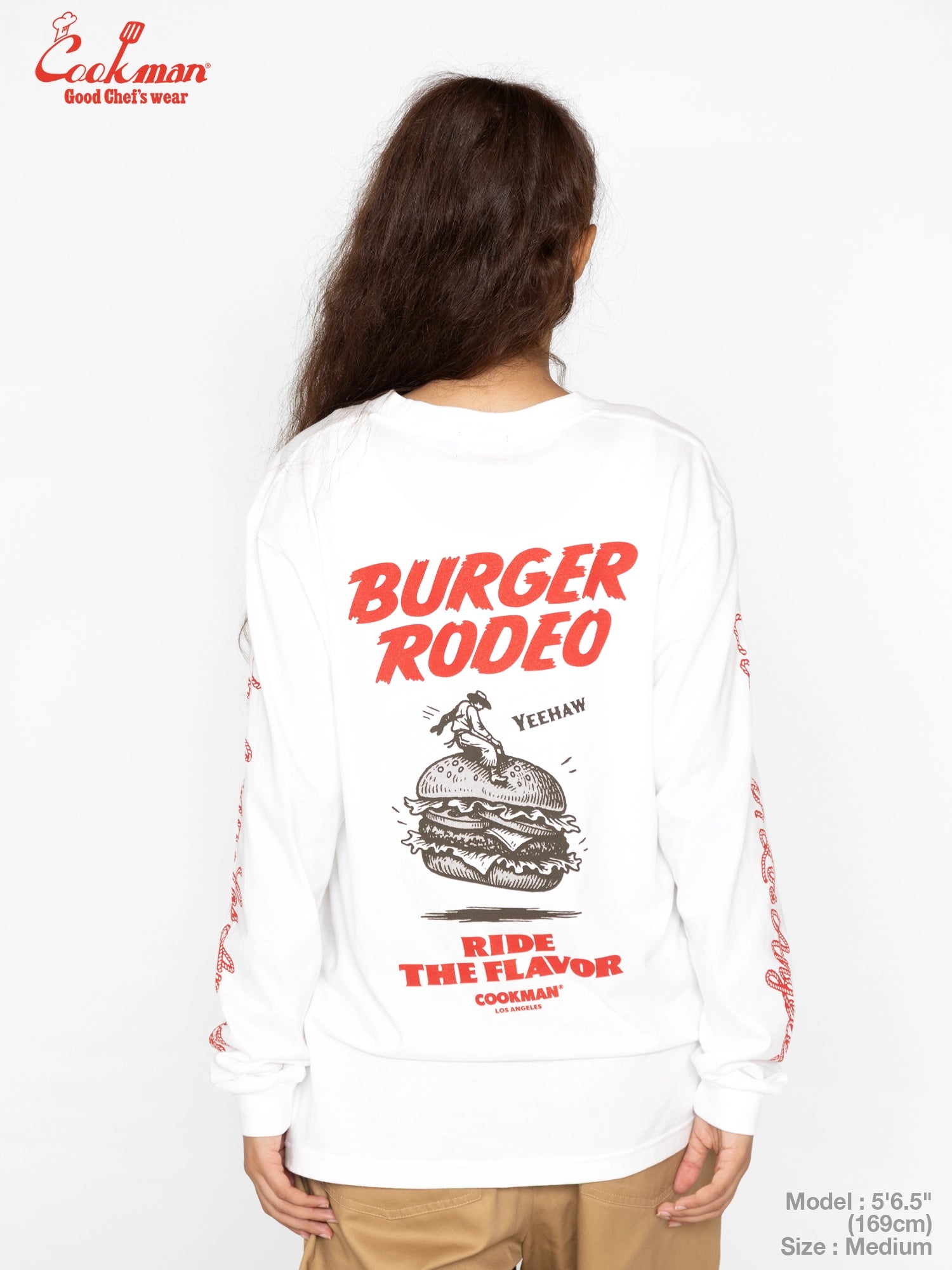 Long Sleeve Tees - Rodeo : White