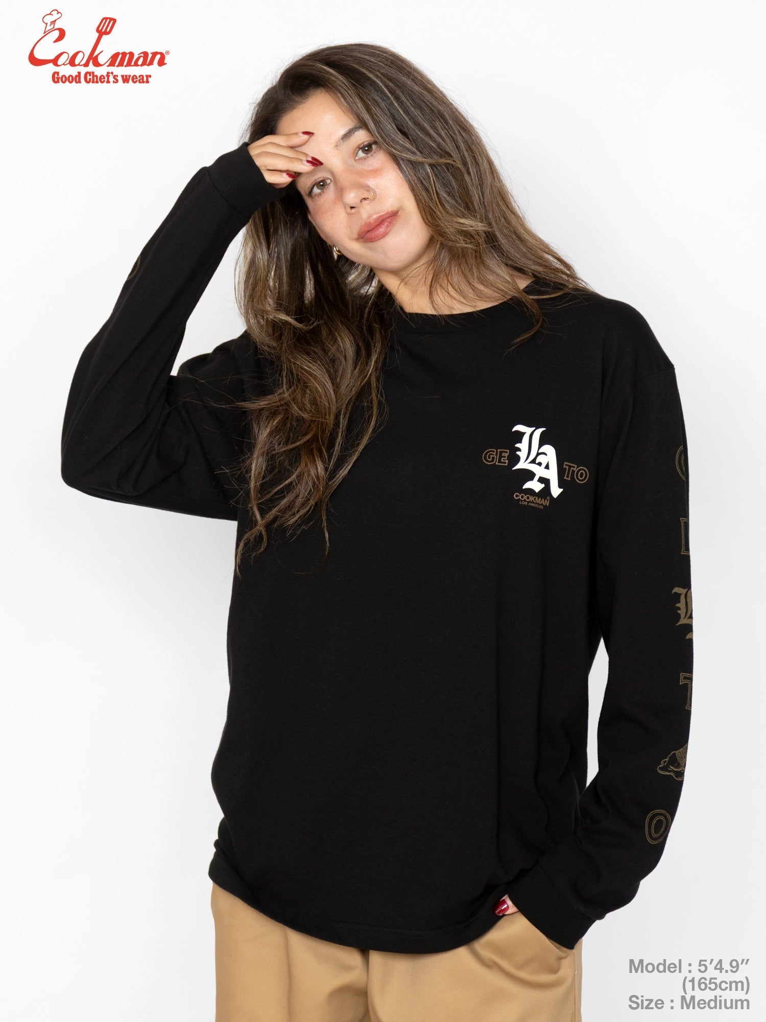 Long Sleeve Tees - Gelato : Black