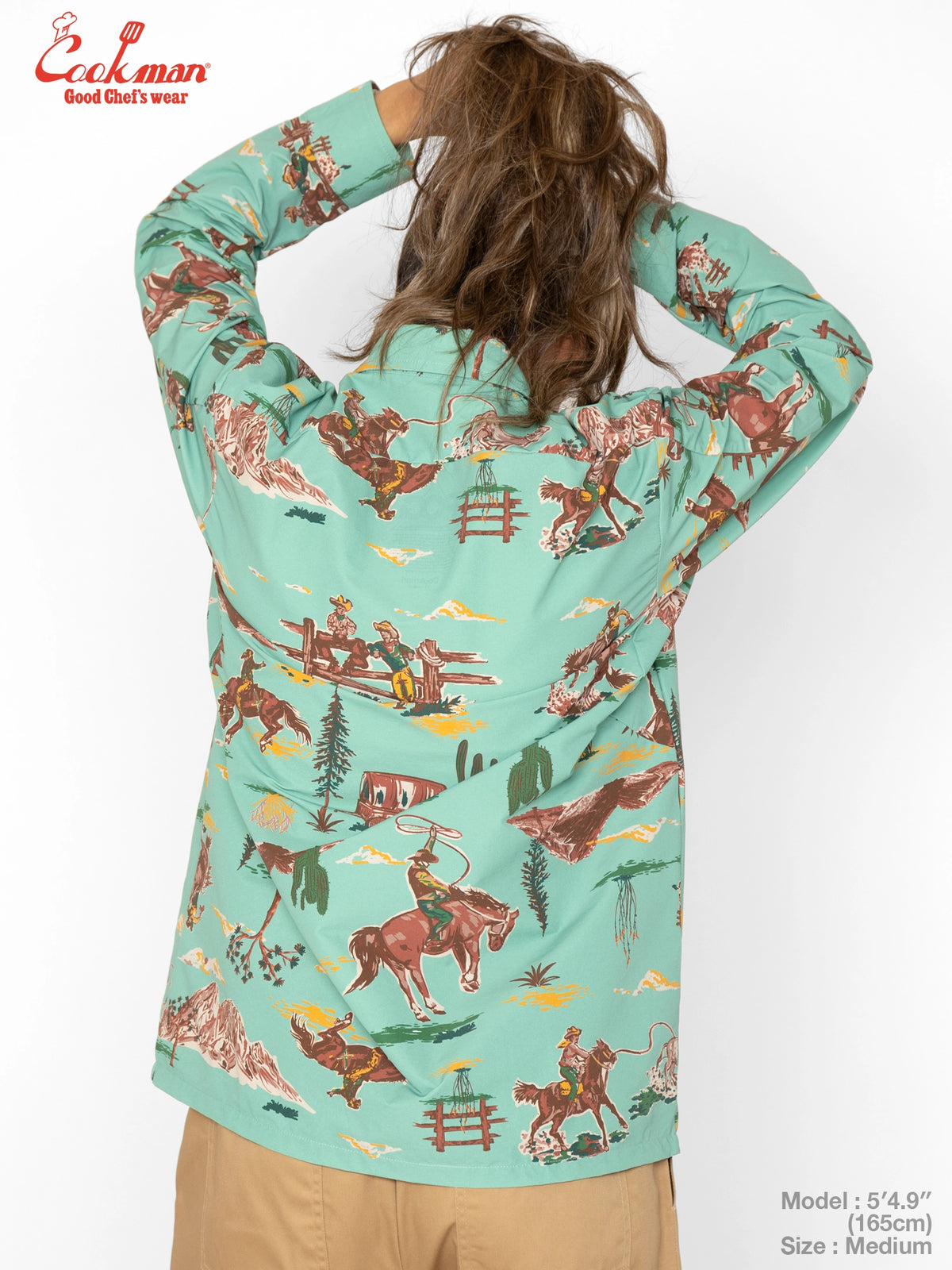 Work Shirts Long Sleeve - Western : Light Blue