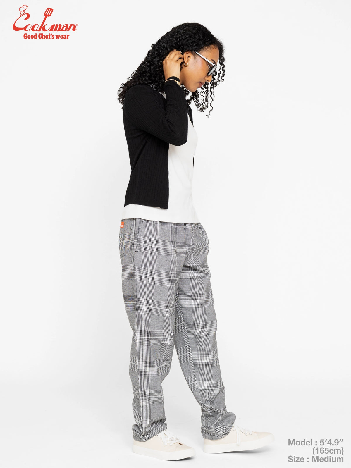 Chef Pants - Glen Check : Black