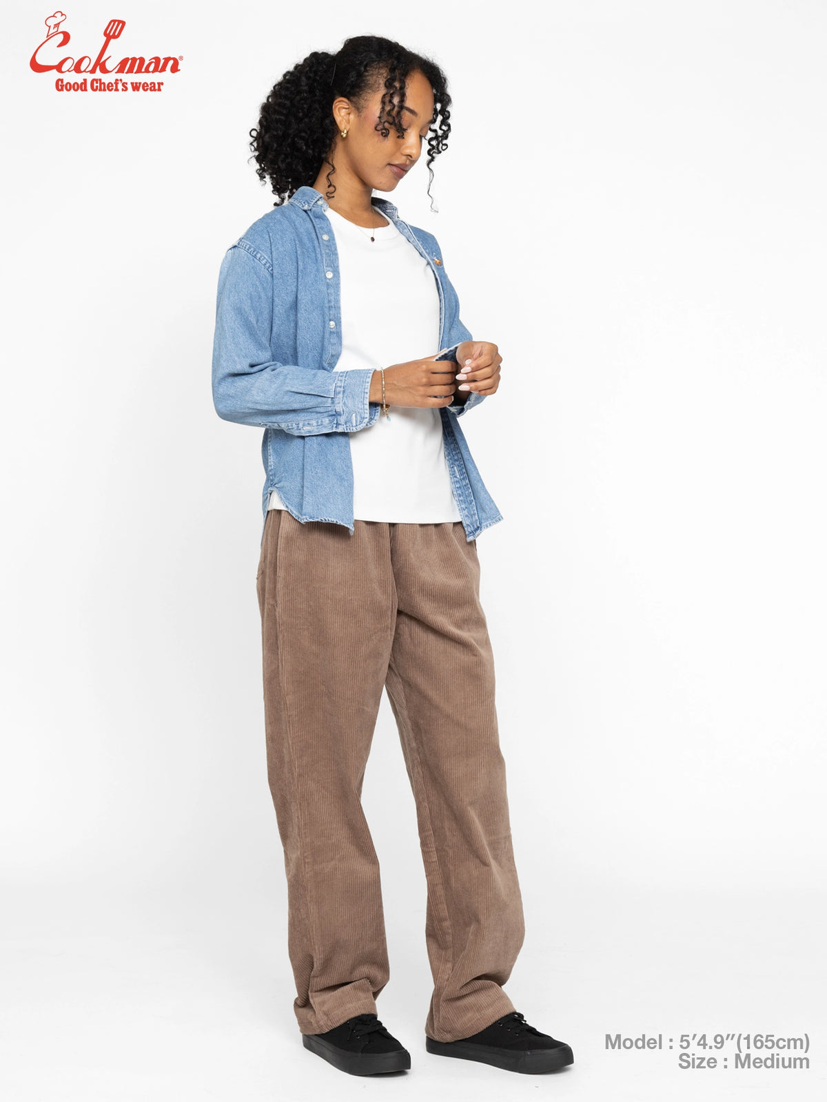 Chef Pants Semiwide - Corduroy : Cocoa