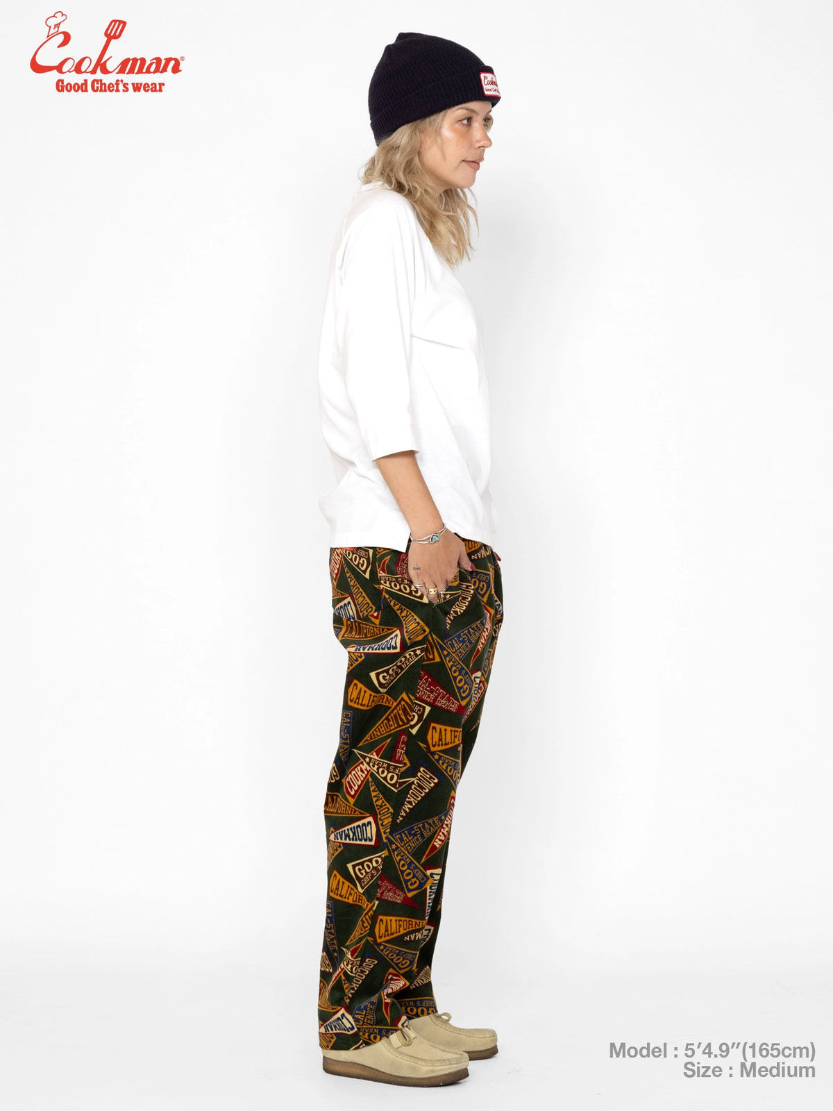 Chef Pants Semiwide - Corduroy : Pennant Green
