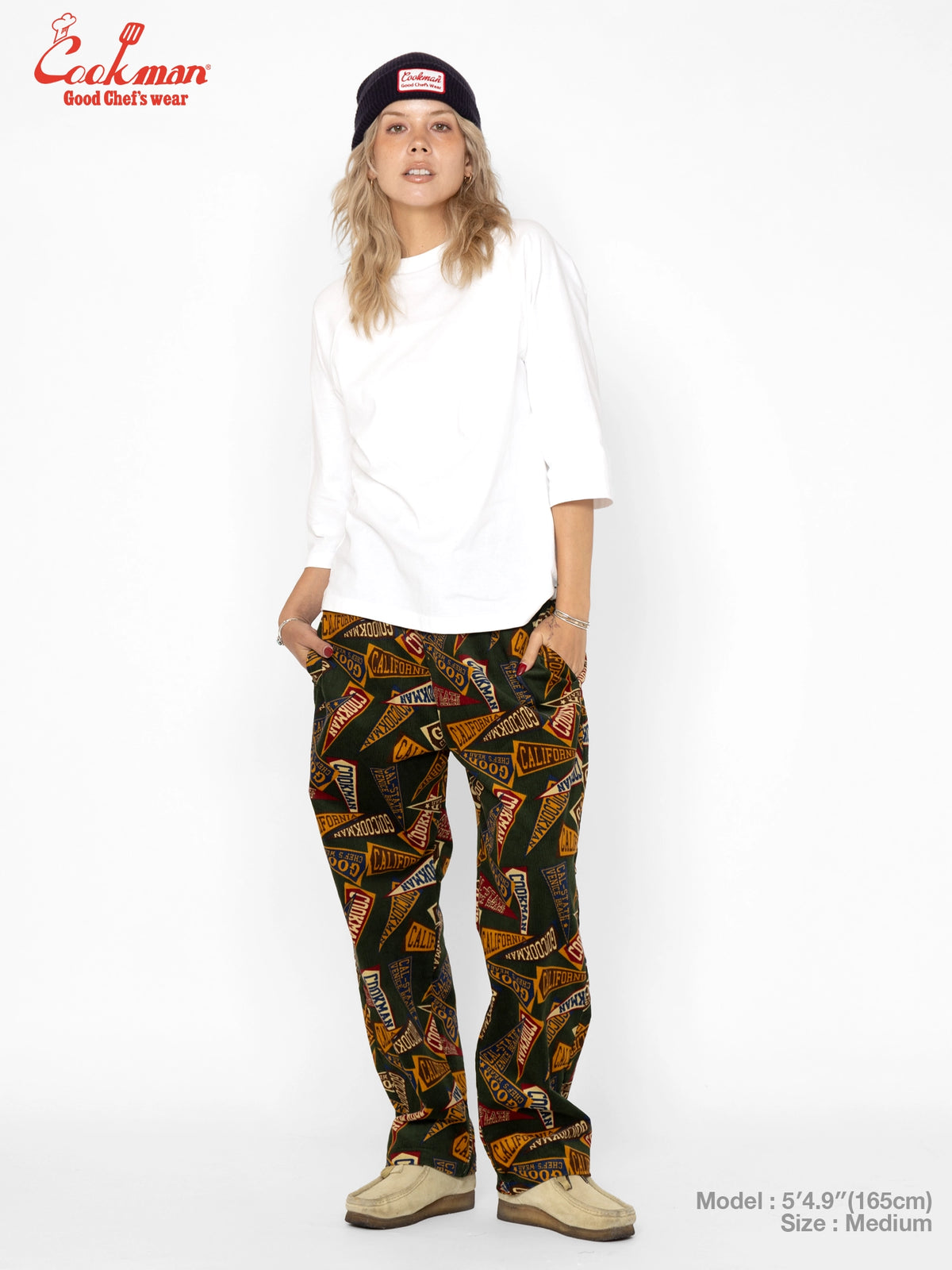 Chef Pants Semiwide - Corduroy : Pennant Green