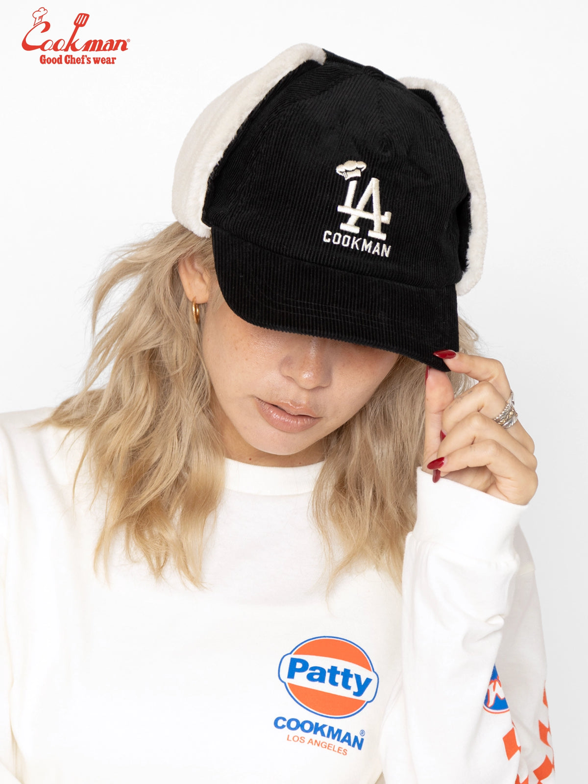 Flight Cap - Chef Hat LA : Black