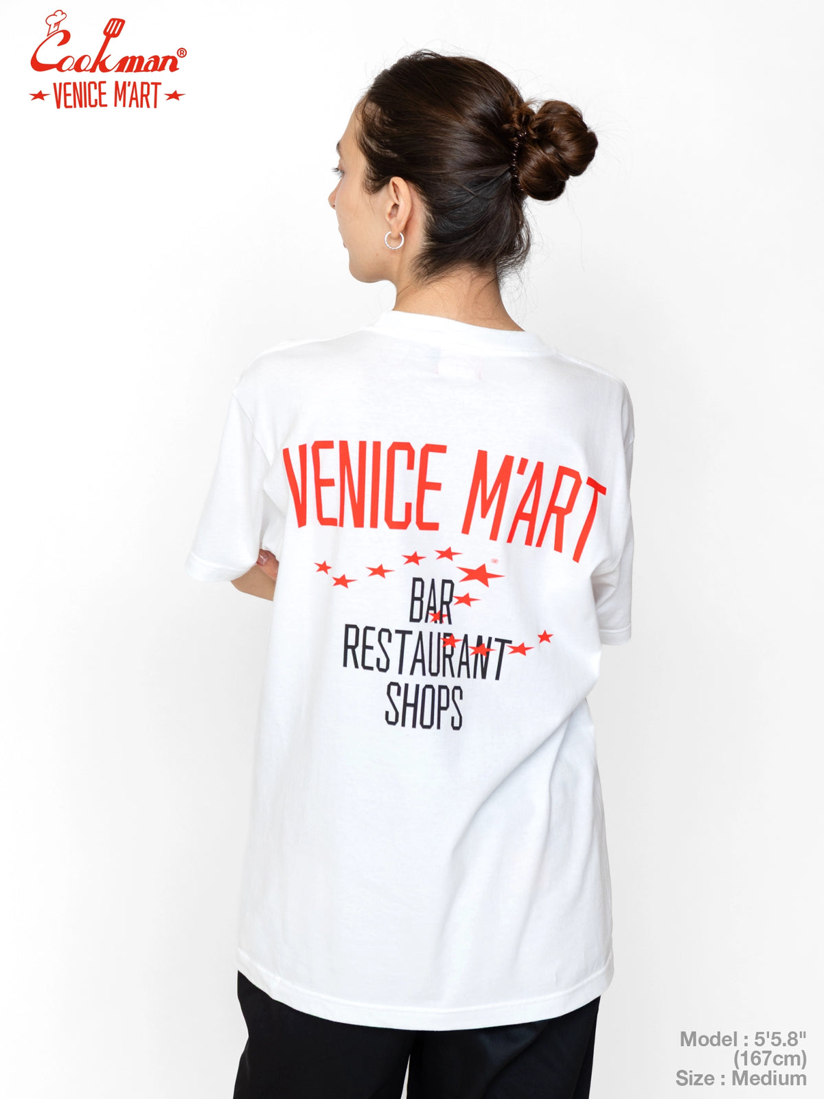 Tees - VENICE M'Art Stars : White
