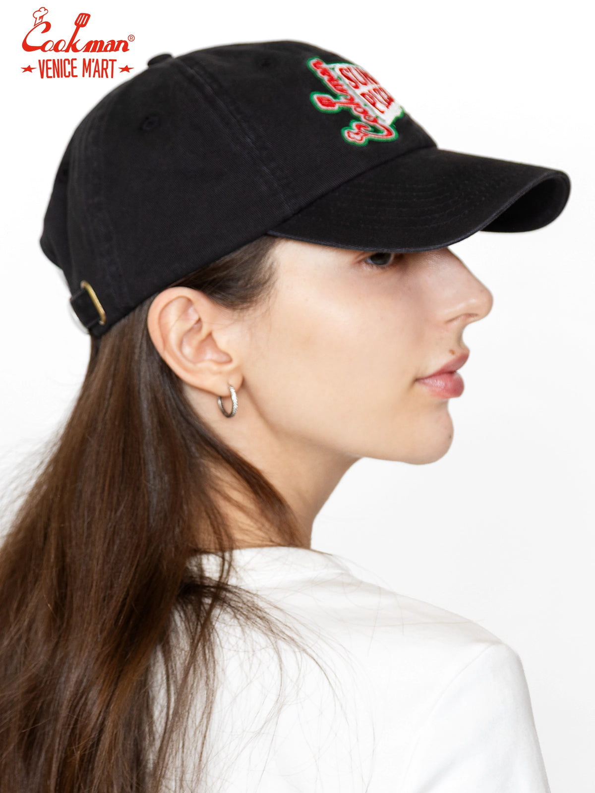 Cap - VENICE M'Art Embroidery : Black