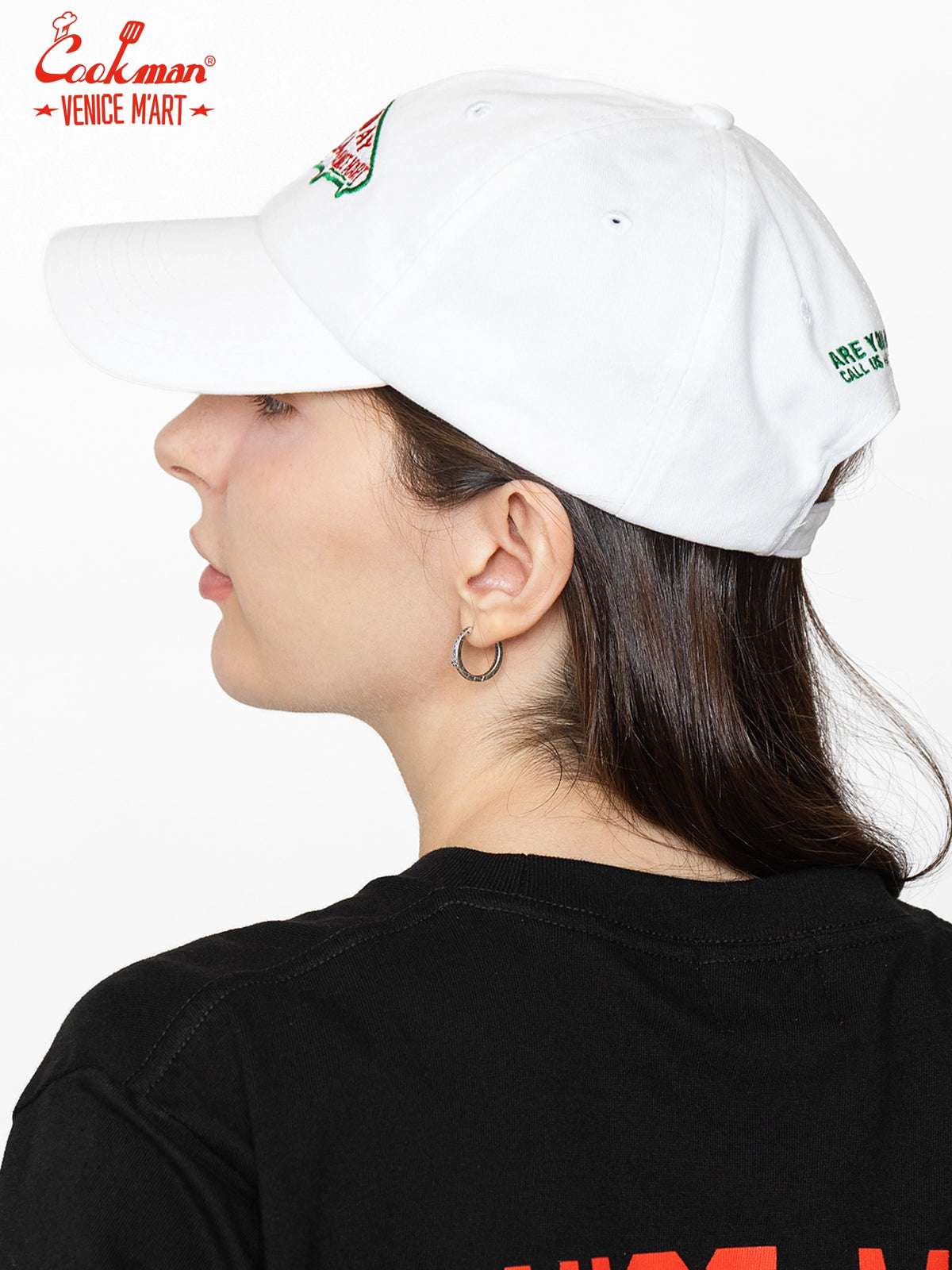 Cap - VENICE M'Art Embroidery : White