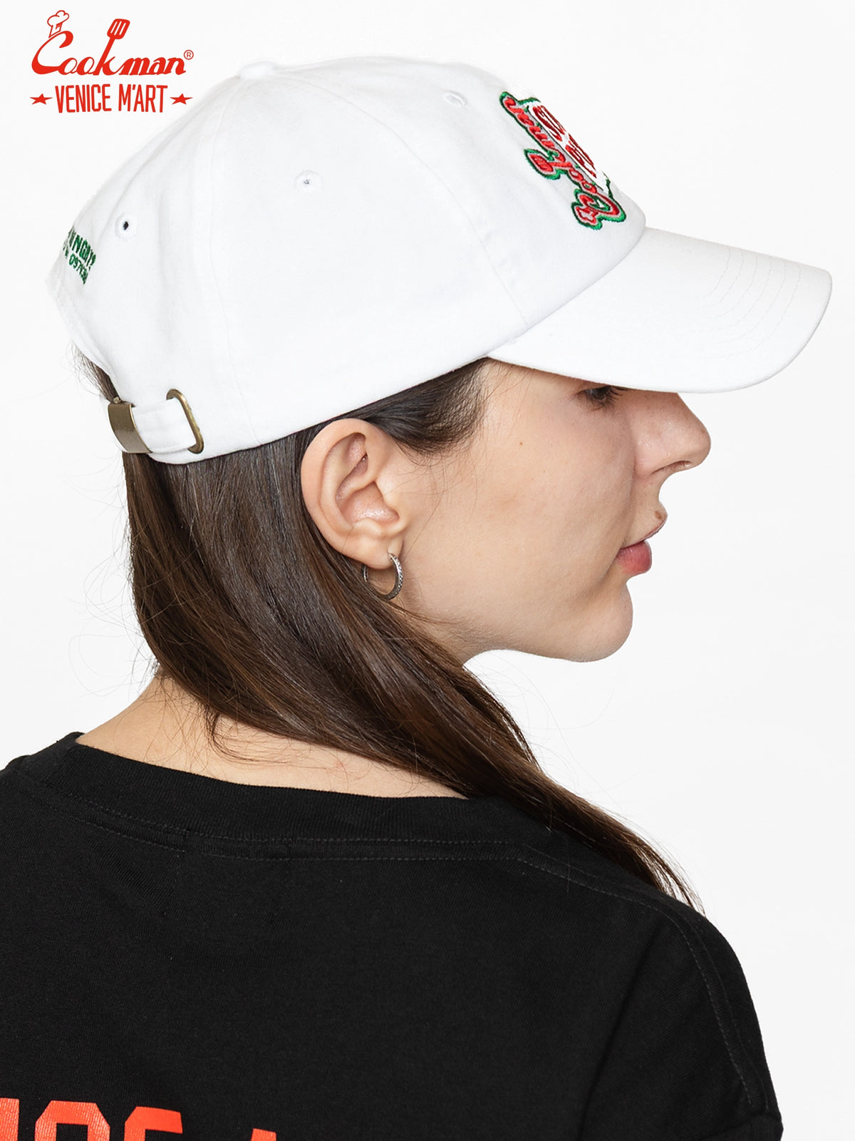 Cap - VENICE M'Art Embroidery : White