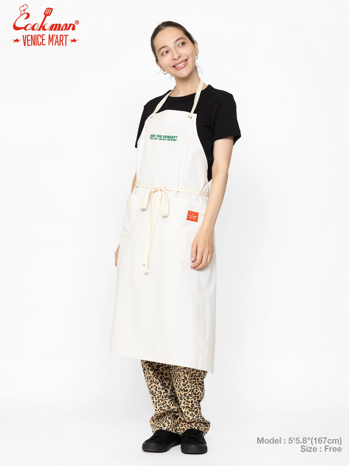 Long Apron - VENICE M'Art : Cream