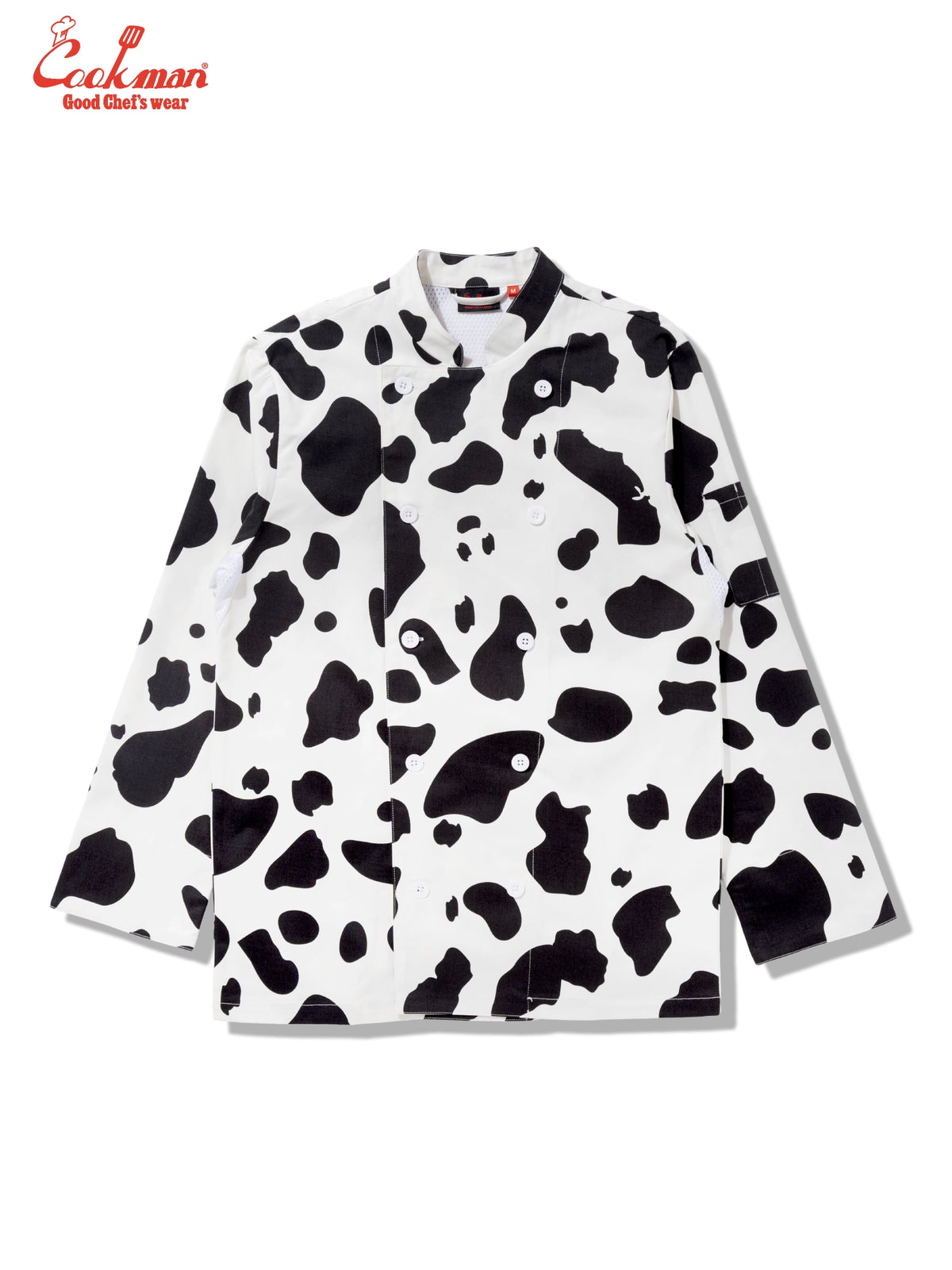 Chef Coat Long Sleeve Vented - Cow : White