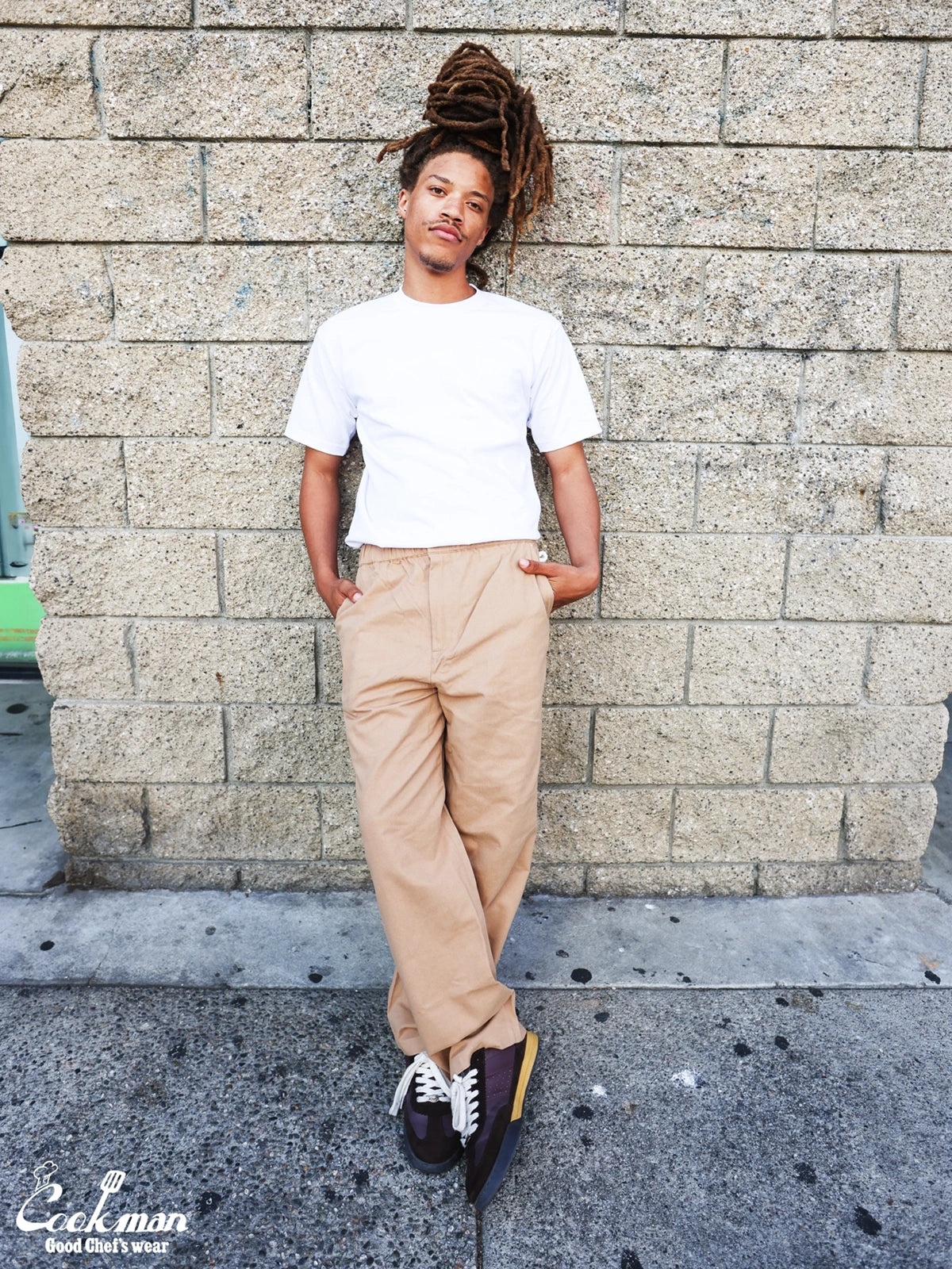 Heritage Wide Pants Heavy Twill - Beige