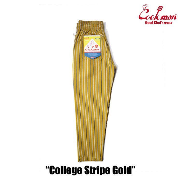 Cookman Chef Pants - College Stripe Gold – Cookman USA