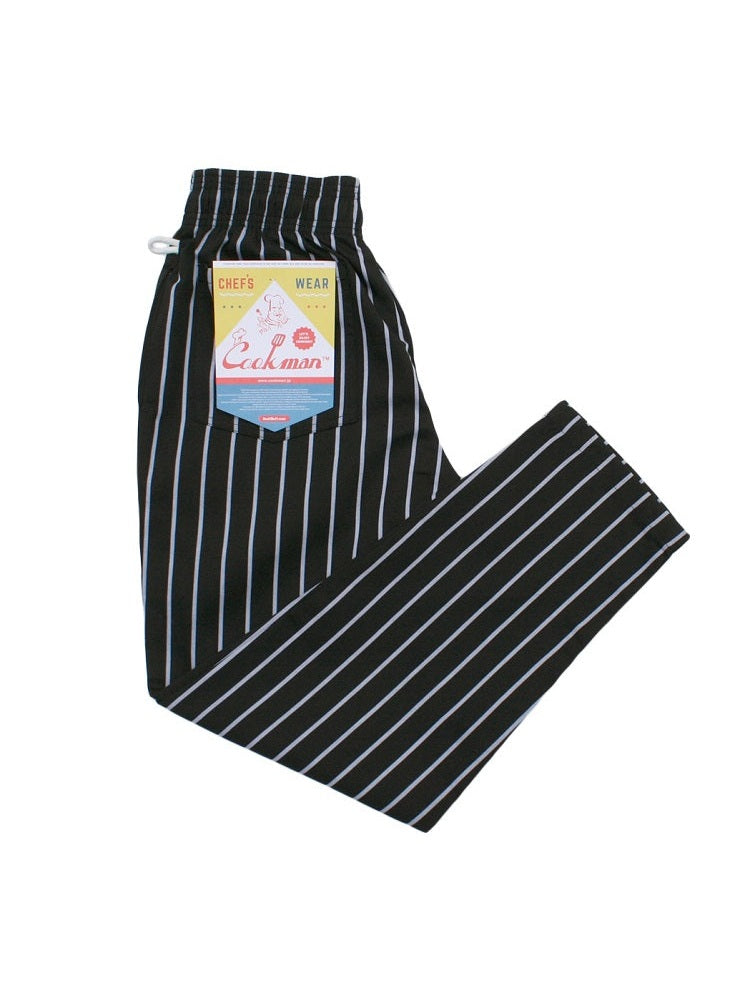 Chef Pants - Stripe : BLACK