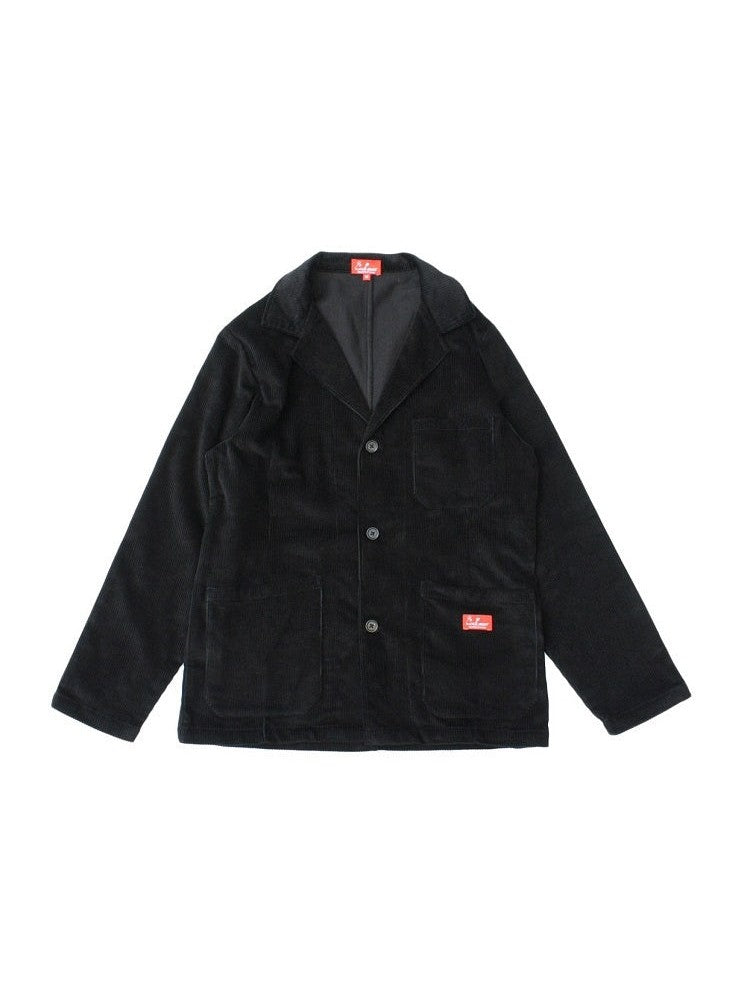 Lab Jacket - Corduroy : Black
