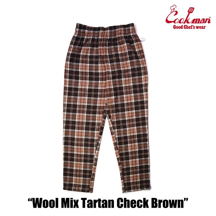 Cookman Chef Pants - Wool Mix Tartan : Brown – Cookman USA