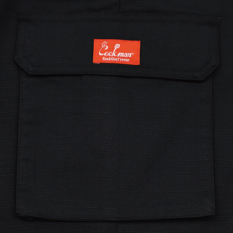 Cookman Chef Pants Cargo - Ripstop : Black