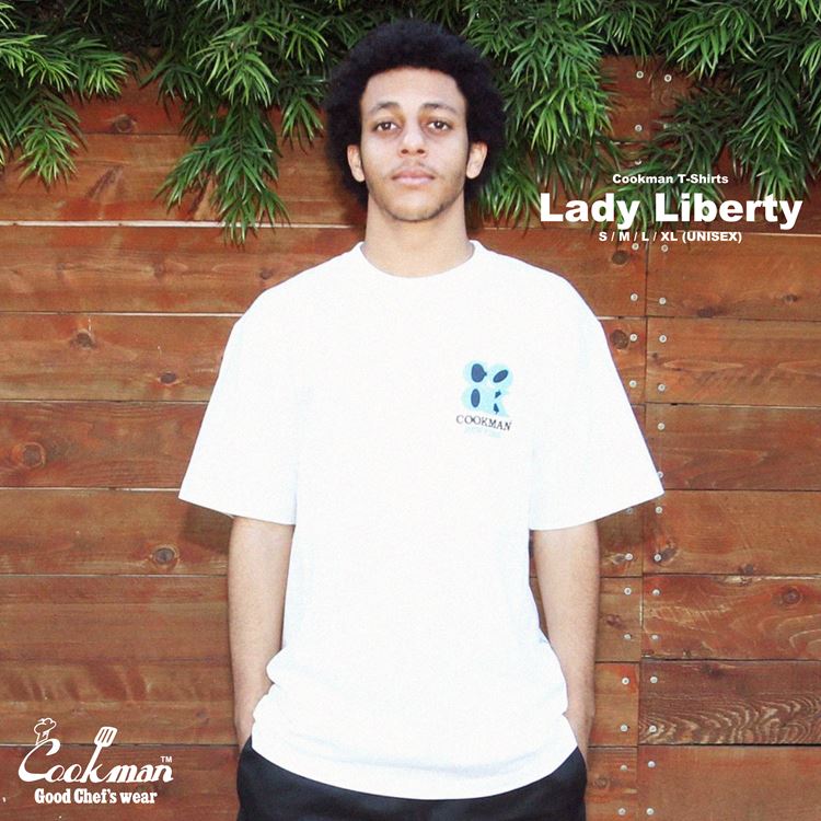 Cookman Tees - Lady Liberty - White (All Sales Are Final)