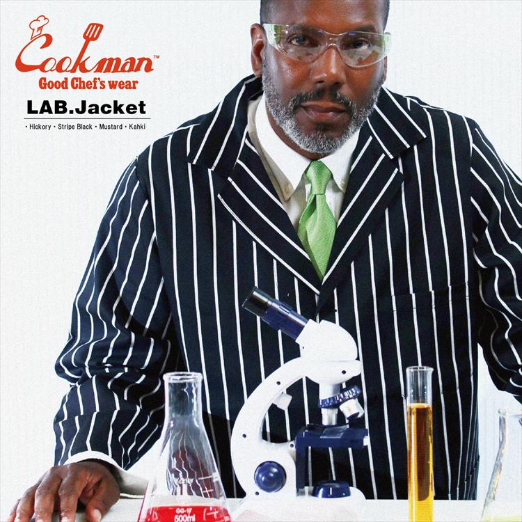 Cookman Lab Jacket - Stripe : Black