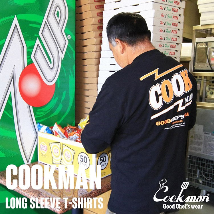 Cookman Long Sleeve Tees - Bottle Cap : Black