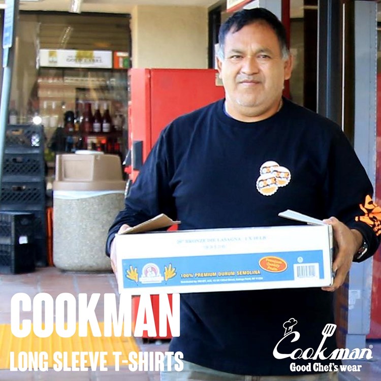 Cookman Long Sleeve Tees - Bottle Cap : Black