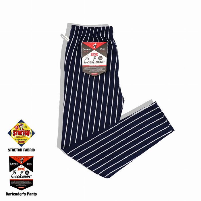 Bartender's Pants - Stripe : Navy