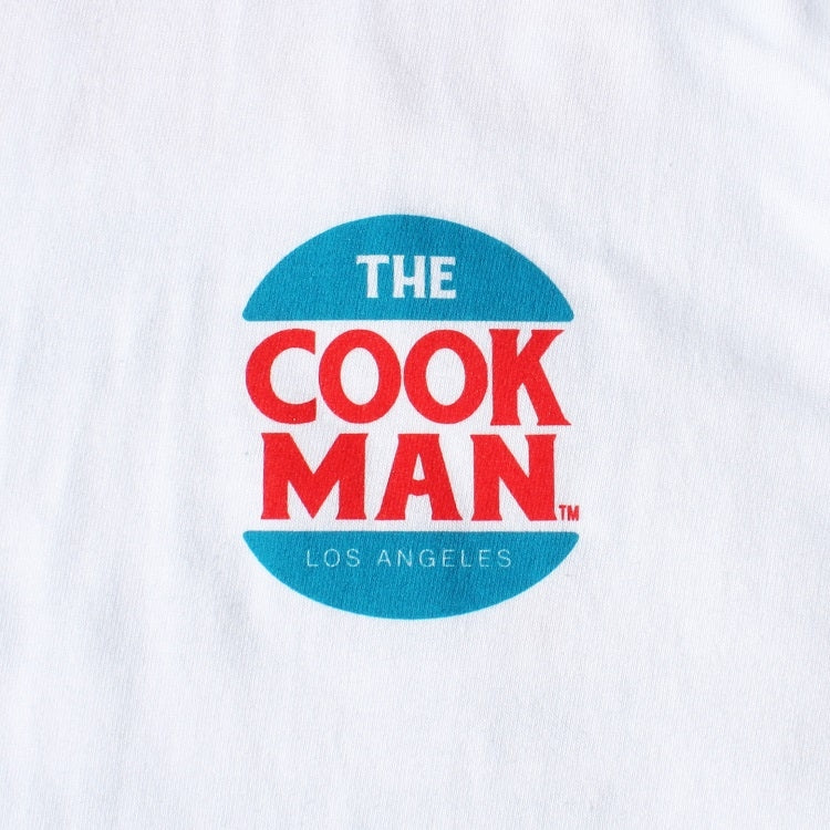 Cookman Tees - Burgers Menu : White