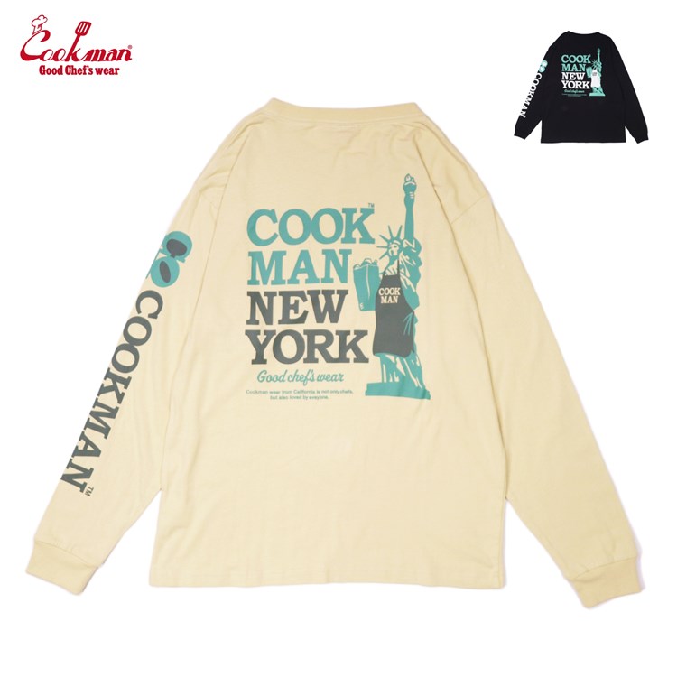 Cookman Long Sleeve Tees - Lady Liberty : Beige