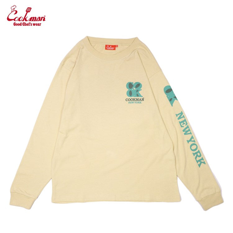 Cookman Long Sleeve Tees - Lady Liberty : Beige