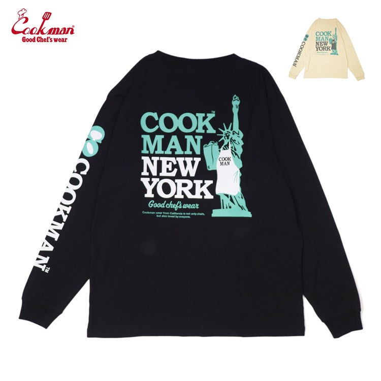 Cookman Long Sleeve Tees - Lady Liberty : Black