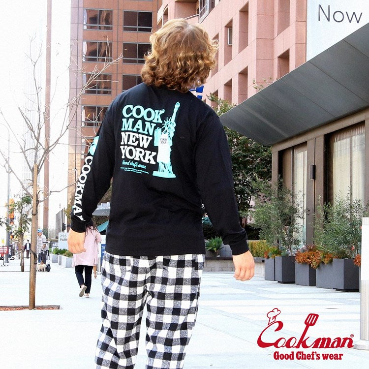 Cookman Long Sleeve Tees - Lady Liberty : Black