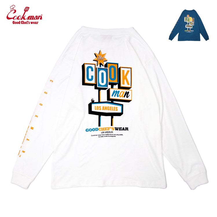 Cookman Long Sleeve Tees - Rubber Duck : White (All Sales Are Final)