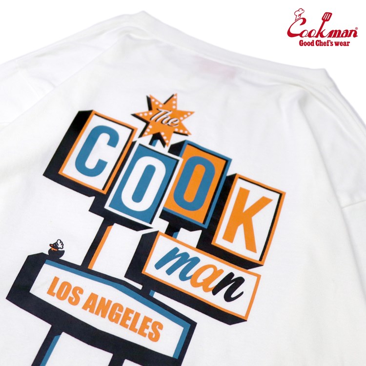 Cookman Long Sleeve Tees - Rubber Duck : White (All Sales Are Final)