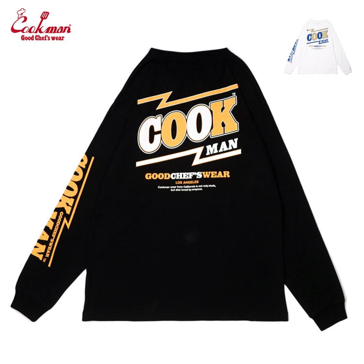 Cookman Long Sleeve Tees - Bottle Cap : Black