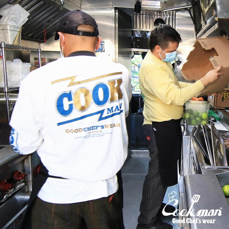 Cookman Long Sleeve Tees - Bottle Cap : White (All Sales Are Final)