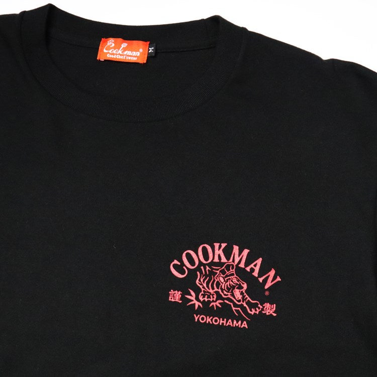Cookman Long Sleeve Tees - Tiger : Black (All Sales Are Final)