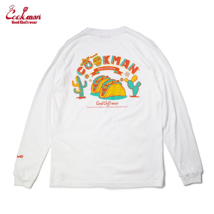Cookman Long Sleeve Tees - Mexico : White