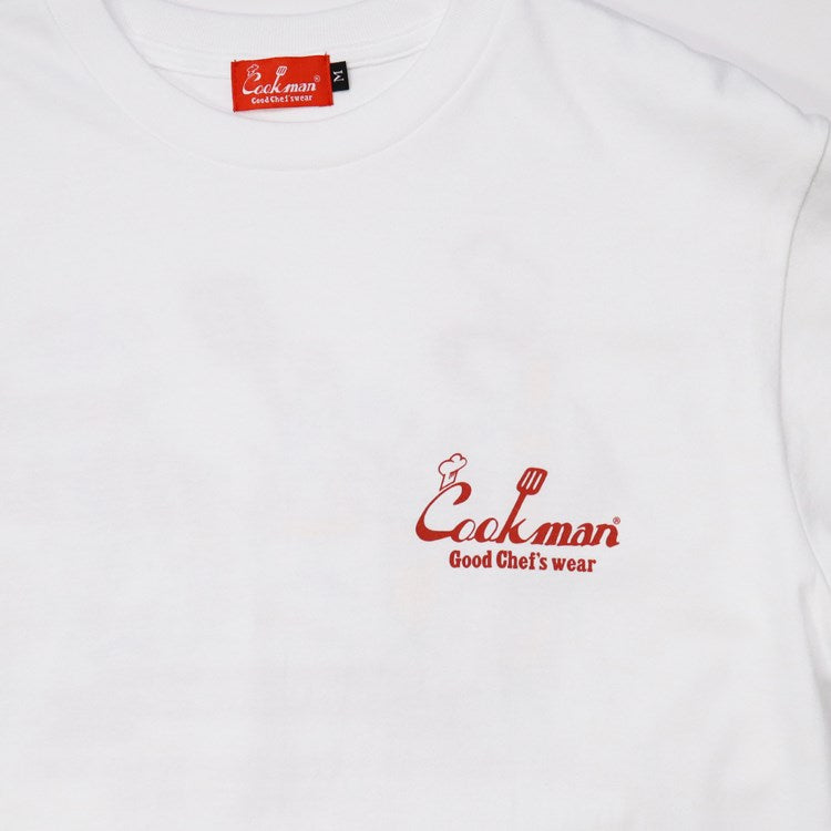 Cookman Long Sleeve Tees - TM Paint Enjoy Cookman : White